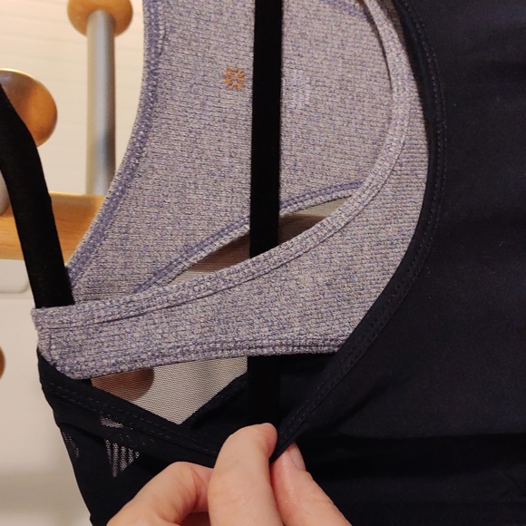 Tangerine layered athletic top - Picture 3 of 6